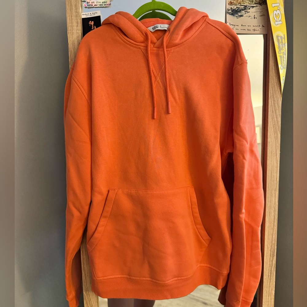Orange fleece DSG hoodie